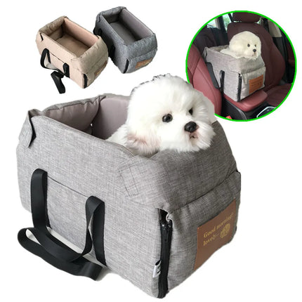 Portable Pet Console Car Seat & Carrier
