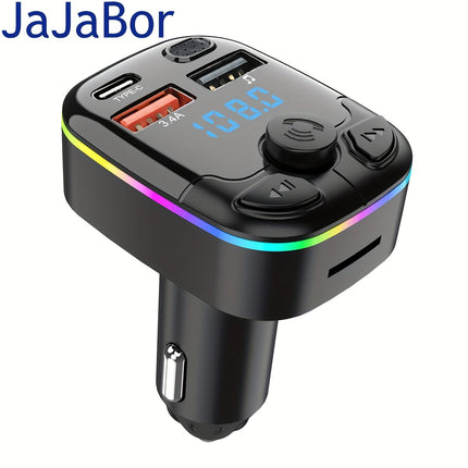 Wireless 5.0 Car Transmitter - Music, Calls & Charging