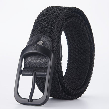 Elastic Woven Belt with Buckle