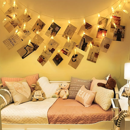 Photo Clip String Lights – Magical Display for Memories - Monti Bargains
