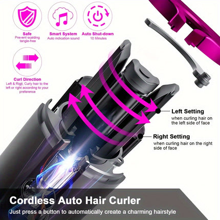 Auto-Curler with 5 Heat Settings – Effortless Glamour - Monti Bargains