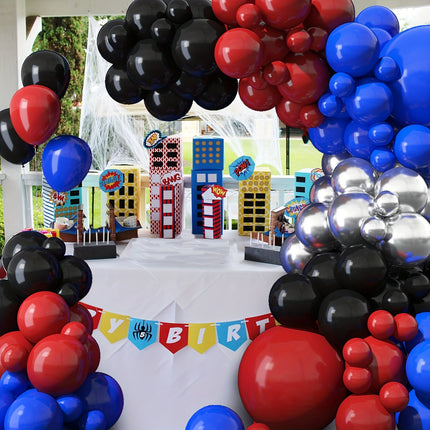 106pcs Spider Hero Balloon Arch Kit