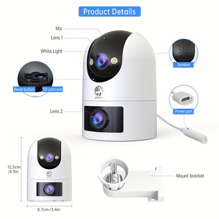 4K Dual Lens Outdoor Camera – Smart, Secure, Seamless