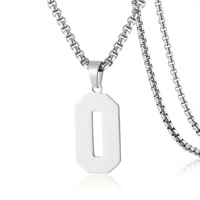 Men's Sports Number Pendant Necklace