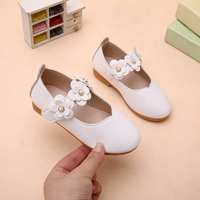 Elegant Flower Mary Jane Shoes
