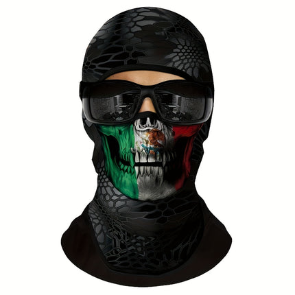 Ghost Skull Balaclava Mask - UV Protection & Windproof