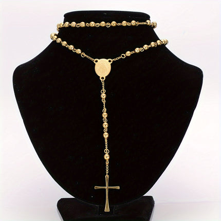 3pcs Cross Beaded Bracelet Set