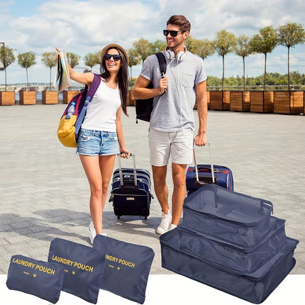 6-Piece Travel Packing Cubes Set