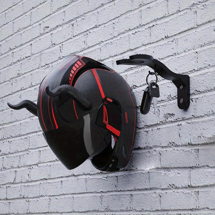 Wall-Mounted Motorcycle Helmet Hook – Multipurpose Storage