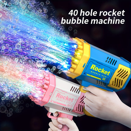 40-Hole Bubble Rocket Launcher Toy - Monti Bargains