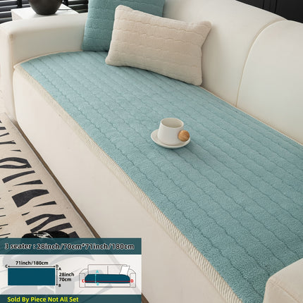 Bohemian Chic Plush Sofa Cover – Cozy, Stylish Protection