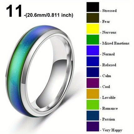 Mood Ring with Thermal Stone