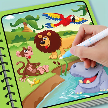 Reusable Magic Water Coloring Books - Monti Bargains