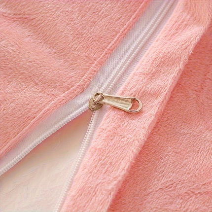 Cozy Tie-Dye Plush Duvet Cover Set - Soft & Stylish