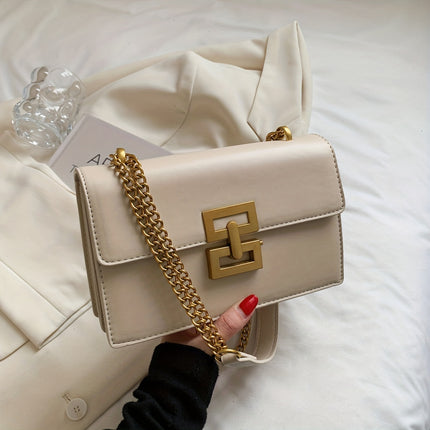 Chic Vintage Square Crossbody Bag