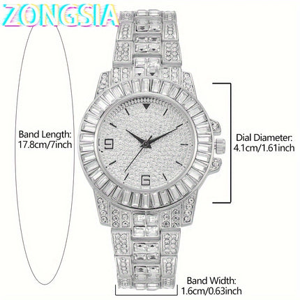 5pcs Men's Punk Fashion Watch Set
