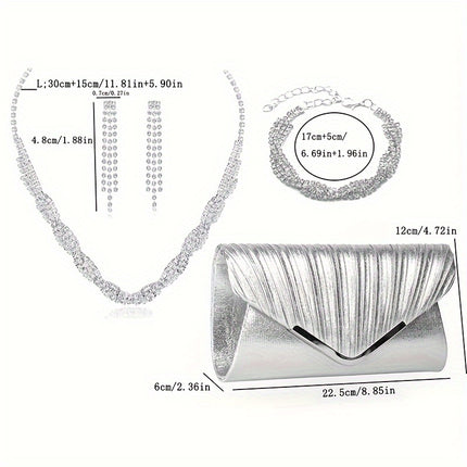 Glamorous 4pcs Evening Set