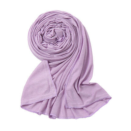 Solid Color Jersey Hijab Scarf