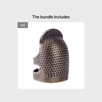Vintage Golden Metal Sewing Thimble