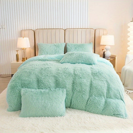 Luxurious Plush Duvet Cover Set - Soft & Cozy
