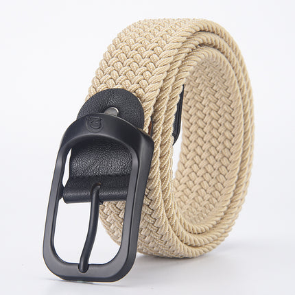 Elastic Woven Belt with Buckle