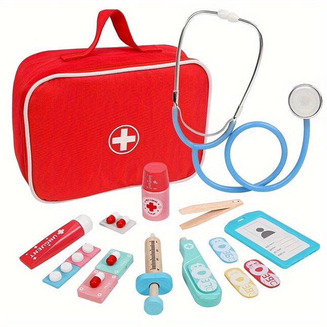 Kids Wooden Doctor Playset – Fun & Educational Pretend Play