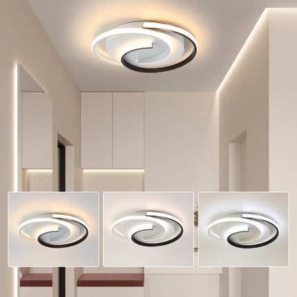 Modern Round LED Ceiling Light - Adjustable Color Modes