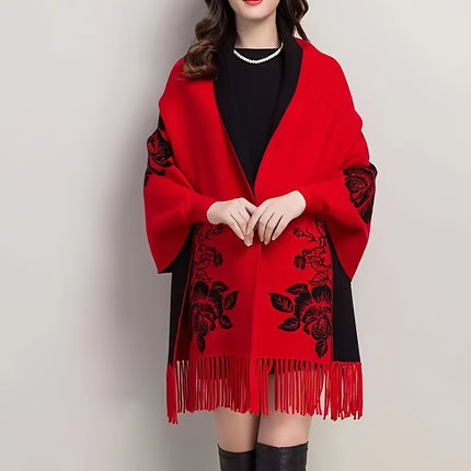 Goddess Shawl Coat - Retro Elegance