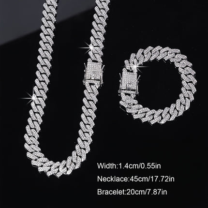 Men's Punk Chain Jewelry Set