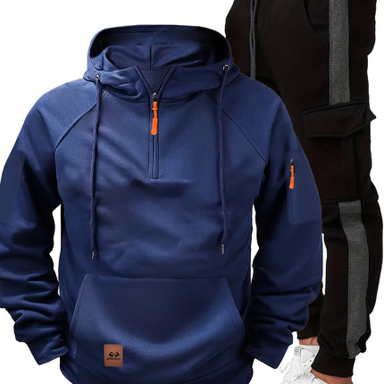 2pcs Men's Fall/Winter Sportswear Set