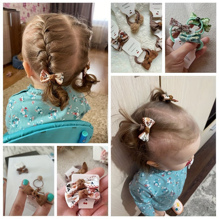 10pcs Cute Bowknot Hair Bands