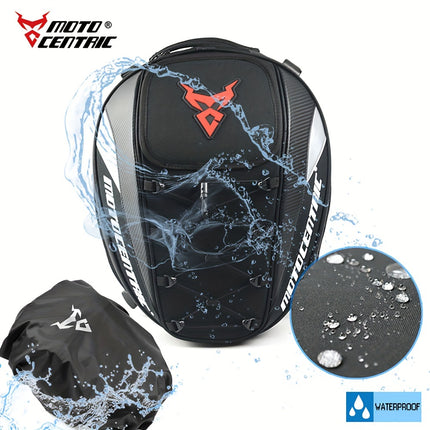 MOTOCENTRIC Waterproof 37L Motorcycle Tail Bag – High Capacity