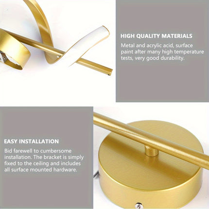 Modern LED Wall Lamp - 7W Adjustable Color Temperature