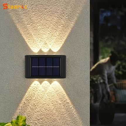 Staaricc Solar Wall Lights – Elegant Outdoor Lighting Solution