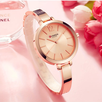 CURREN Women's Golden Quartz Watch