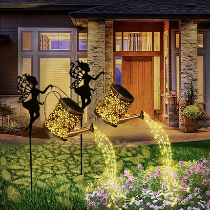 Solar Watering Can Fairy Light - Magical Garden Decor
