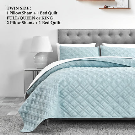 Soft & Cozy 3pcs Quilt Bedding Set