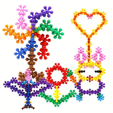 3D Plum Blossom Building Blocks – Fun Puzzle Toys