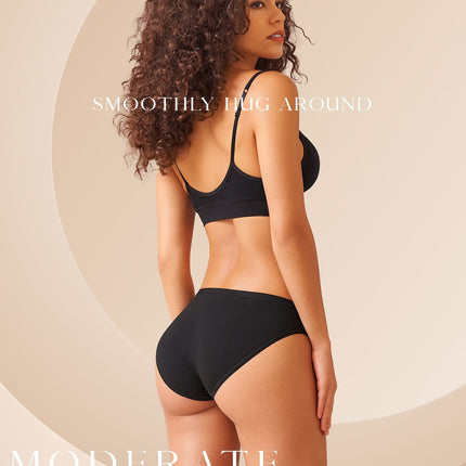 7pcs Solid Low Waist Briefs