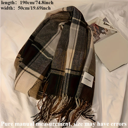 Chic Plaid Women’s Scarf