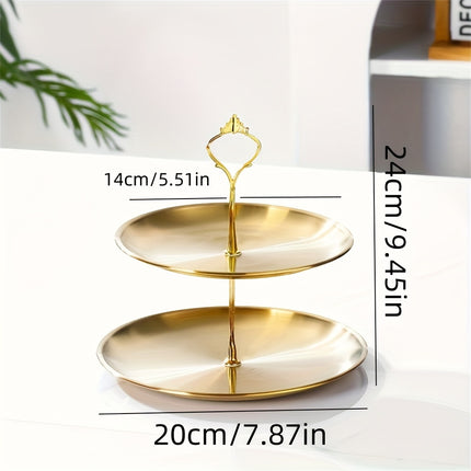 3-Tier Stainless Steel Cake Stand