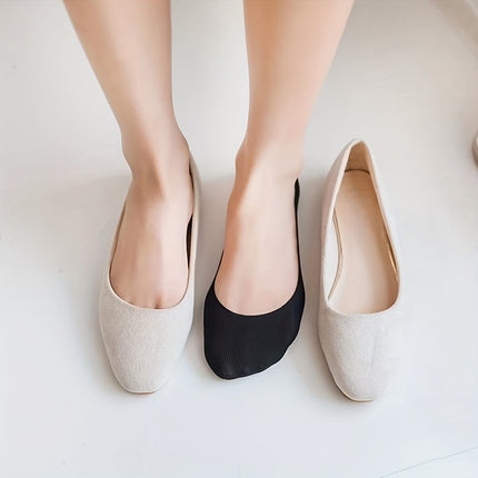 Invisible Non-Slip Ankle Socks 5-Pack