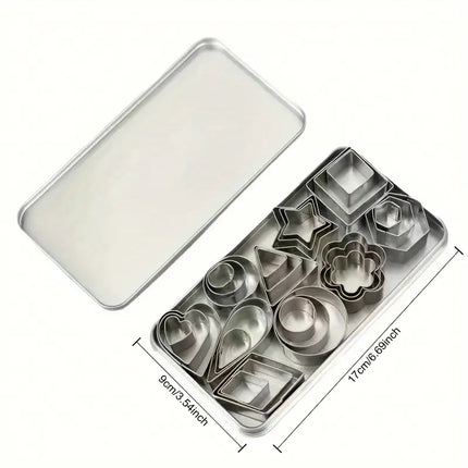30pcs Stainless Steel Cookie Cutter Set