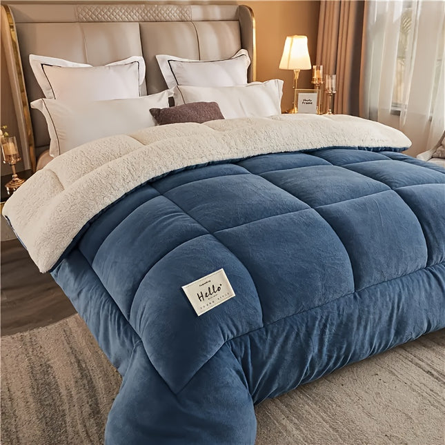 All-Season Thick Comforter - Soft & Breathable Quilted Bedding