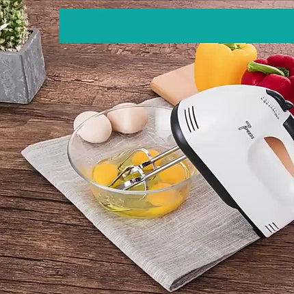 7-Speed Electric Hand Mixer - Perfect for Baking & Cooking