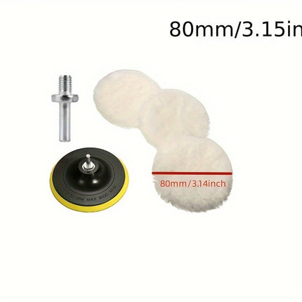 5pcs Car Polishing Pad Set for Paint Care & Waxing