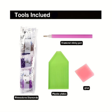Butterfly & Floral Wreath 5D Kit