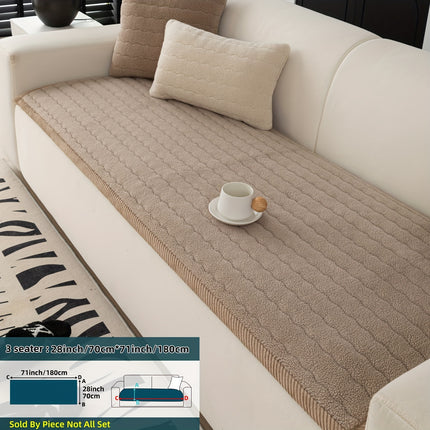 Bohemian Chic Plush Sofa Cover – Cozy, Stylish Protection