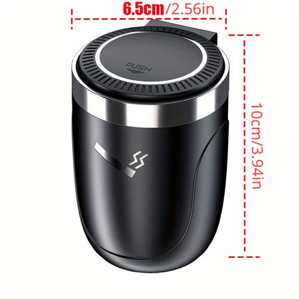 LED Car Ashtray Cup – Portable, Detachable, Stylish Design