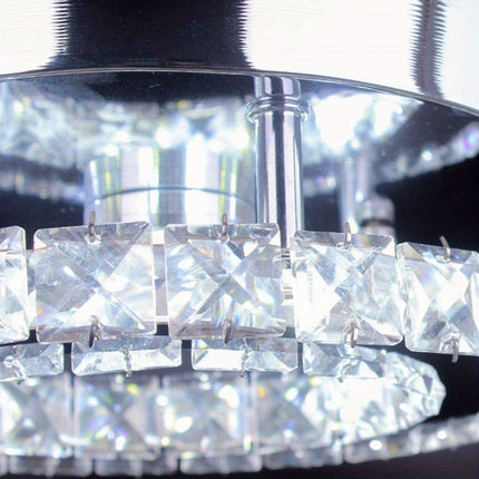 Aluminum LED Round Crystal Ceiling Lamp – Elegant Design